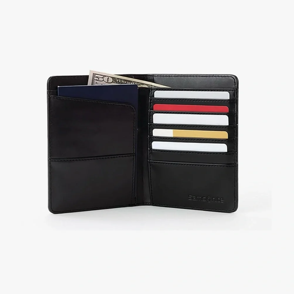 Samsonite RFID Passport Wallet Black 5.5”x4”